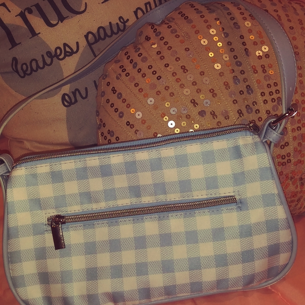 Small Blue plaid purse 💙 - Picture 3 of 12